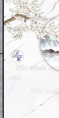 File in lụa File in vân đá cẩm thạch thông tầng đứng DXD205 (chất lượng cao) File in vân đá cẩm thạch thông tầng đứng DXD205