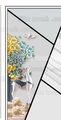 File in trần File in vân đá cẩm thạch thông tầng đứng DXD347 (file gốc) xuyên sáng