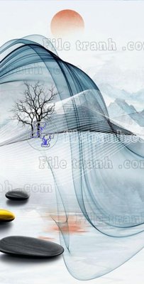 Cung cấp file tranh gốc File in vân đá cẩm thạch thông tầng đứng DXD383 độc quyền