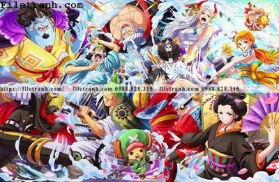 File tranh Dao hai tac 363 (bản gốc) in lụa 3D