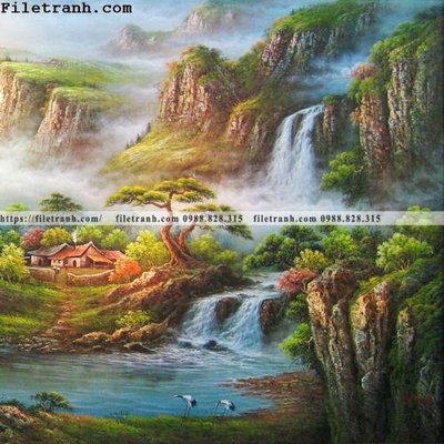 Mua file gốc Dong tranh son dau co dien Chau Au 261 (in ấn) tại Filetranh.com