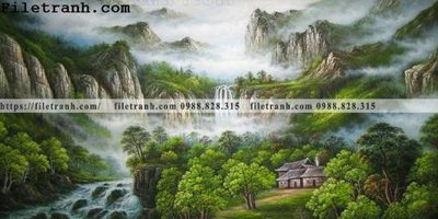 File tranh Dong tranh son dau co dien Chau Au 262 (bản gốc) in canvas