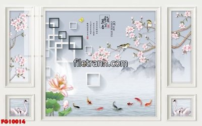 File tranh gốc File in tranh tường hiện đại FG10014 (bản quyền) file PSD