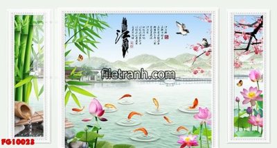 Tải file File in tranh tường hiện đại FG10023 (gốc) in tranh tráng gương