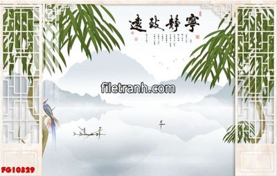 File gốc in mica File in tranh tường hiện đại FG10329 chất lượng