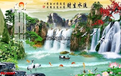 Ảnh gốc File in tranh tường hiện đại FG10367 (độ nét cao) in mica