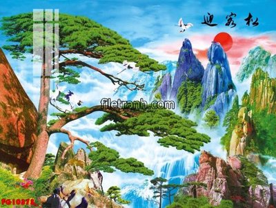 File gốc File in tranh tường hiện đại FG10373 (in tráng gương) nghệ thuật