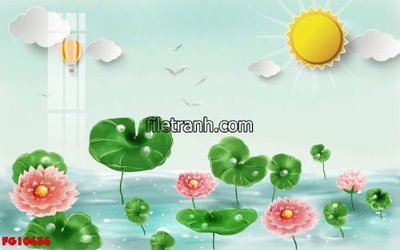 Tải file File in tranh tường hiện đại FG10454 (gốc) chủ đề phong thủy