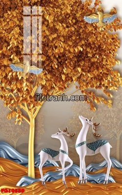 File in trần File in tranh tường hiện đại FG10559 (bản gốc) mây trời