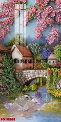 File gốc File in tranh tường hiện đại FG10569 (in tráng gương) sang trọng