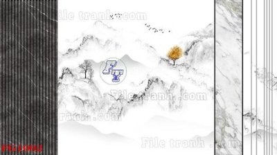 File tranh File in tranh tường hiện đại FG1092 (bản gốc) treo quán cafe