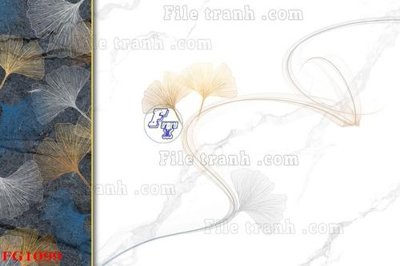 File gốc File in tranh tường hiện đại FG1099 (in tráng gương) hiện đại