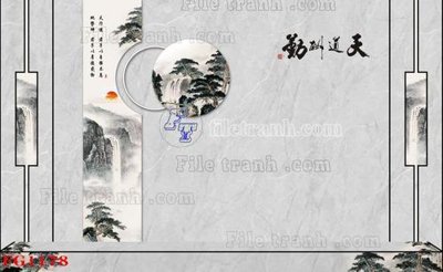 File gốc File in tranh tường hiện đại FG1178 (cho in ấn) từ kho Filetranh