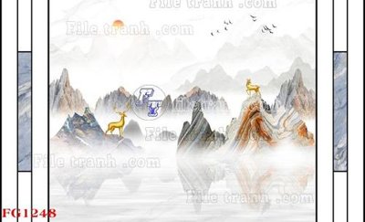 File tranh gốc File in tranh tường hiện đại FG1248 (bản đẹp) độc quyền