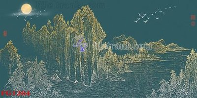 File gốc File in tranh tường hiện đại FG1264 cho in ấn và thiết kế