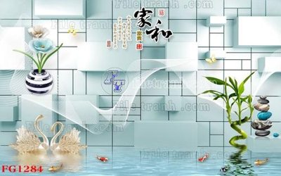 File PSD File in tranh tường hiện đại FG1284 (gốc) tách lớp chi tiết