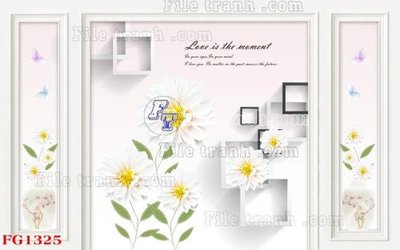 Ảnh gốc File in tranh tường hiện đại FG1325 (độ nét cao) in tráng gương