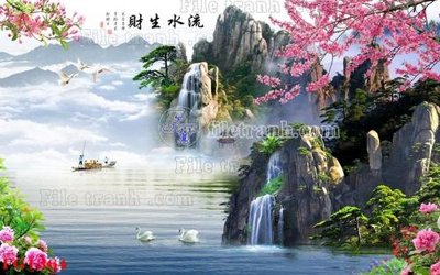 Tải file gốc File in tranh tường hiện đại FG1364 (in khổ lớn) không vỡ