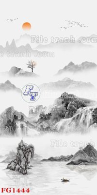 Tải file File in tranh tường hiện đại FG1444 (gốc) in ấn chất lượng