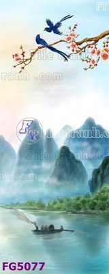 File tranh File in tranh tường hiện đại FG5077 (ảnh gốc) in trần xuyên sáng