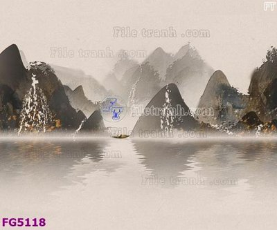 File gốc File in tranh tường hiện đại FG5118 (PNG) không nền chất lượng