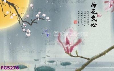 File tranh File in tranh tường hiện đại FG5276 (gốc) in film