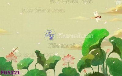 File in lụa File in tranh tường hiện đại FG5321 (chất lượng cao) File in tranh tường hiện đại FG5321