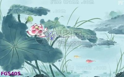 File tranh File in tranh tường hiện đại FG5405 (bản gốc) in lụa 5D