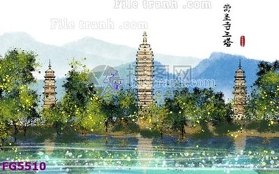 File ảnh File in tranh tường hiện đại FG5510 (gốc) in poster