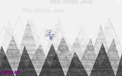 File gốc in mica File in tranh tường hiện đại FG5547 chất lượng