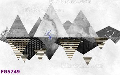 File in trần File in tranh tường hiện đại FG5749 (file gốc) phong thủy