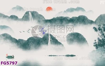 File ảnh File in tranh tường hiện đại FG5797 (gốc) in decal dán tường