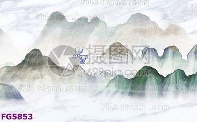 Download file gốc File in tranh tường hiện đại FG5853 (in mica) trong suốt