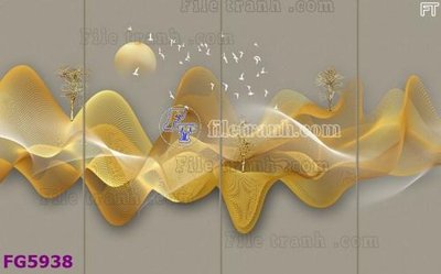 File gốc in ấn File in tranh tường hiện đại FG5938 độ phân giải cao