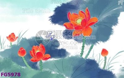 File gốc File in tranh tường hiện đại FG5978 (in lụa) chi tiết cao