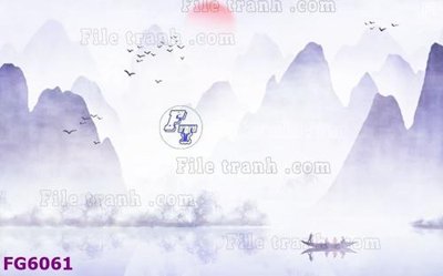 File PSD File in tranh tường hiện đại FG6061 (gốc) cho designer