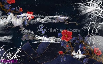 File ảnh File in tranh tường hiện đại FG6083 (gốc) in PP, decal