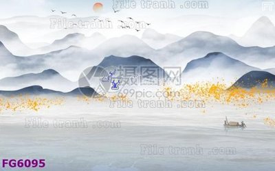 Ảnh gốc File in tranh tường hiện đại FG6095 (độ nét cao) in tráng gương