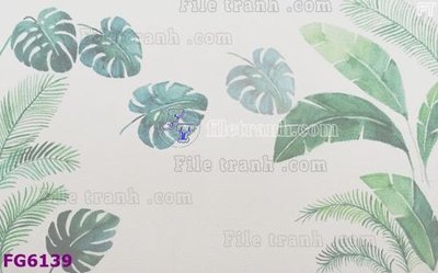 File tranh in tráng gương File in tranh tường hiện đại FG6139 (siêu nét)