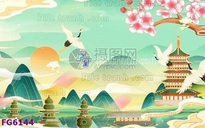 File tranh File in tranh tường hiện đại FG6144 (gốc) chủ đề tĩnh vật