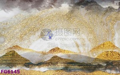 File gốc File in tranh tường hiện đại FG6145 (in tráng gương) sang trọng