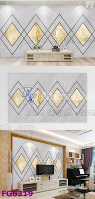 Download file File in tranh tường hiện đại FG6319 (gốc) in mica đèn LED