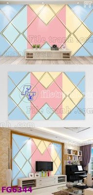 File gốc File in tranh tường hiện đại FG6344 (trang trí) phòng làm việc