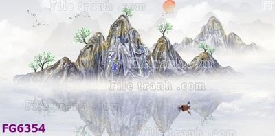 Tải file File in tranh tường hiện đại FG6354 (gốc) chủ đề tâm linh