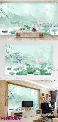 Tải file File in tranh tường hiện đại FG6355 (gốc) in tranh tráng gương
