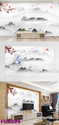 File gốc File in tranh tường hiện đại FG6396 (ảnh chi tiết) để in trần