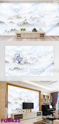 File gốc File in tranh tường hiện đại FG6431 (phong cách) tối giản