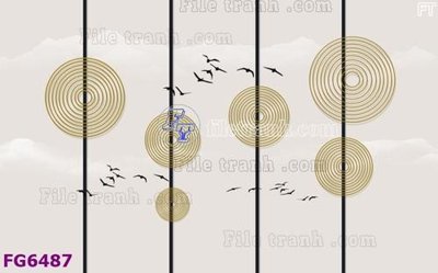 File ảnh gốc File in tranh tường hiện đại FG6487 không vỡ nét