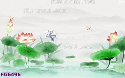 Download file gốc File in tranh tường hiện đại FG6496 (in mica) trong suốt