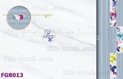 File in mica File gốc in đá cẩm thạch hiện đại FG8013 (bản gốc) siêu trong